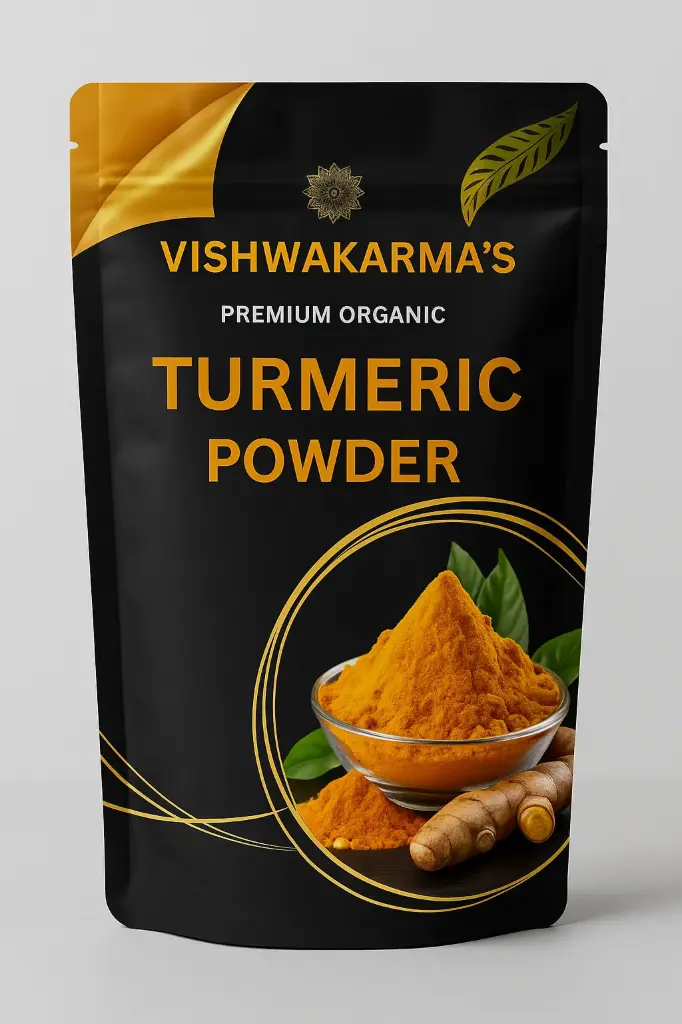 VISHWAKARMA'S ORGANIC TURMERIC POWDER